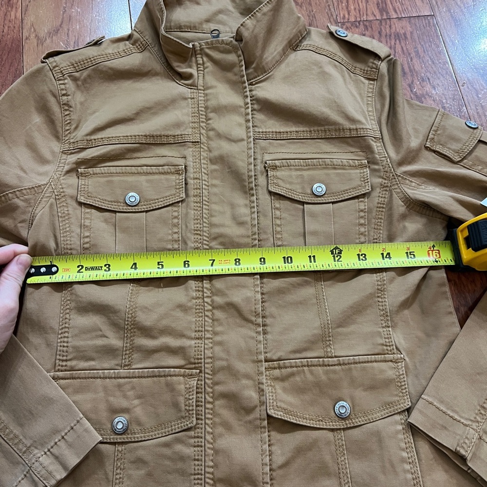 Kenzie Jeans Zip-Up Utility Jacket NWT - Picture 9 of 10